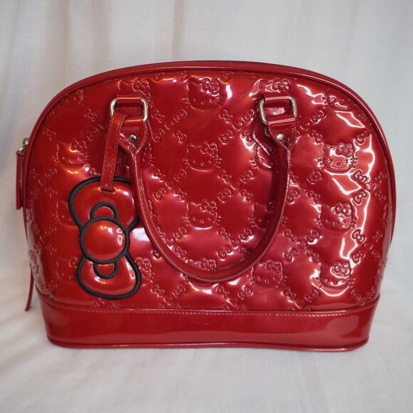 Loungefly Hello Kitty Large Red Purse - Kawaii - Sanrio Shoulder Bag Japan - Picture 1 of 7